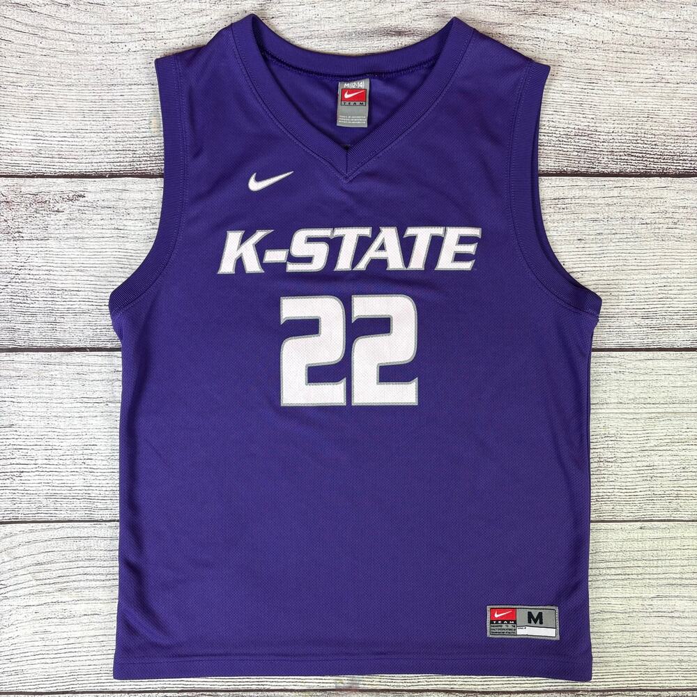Vintage Nike Kansas State Wildcats College Basketball Jersey